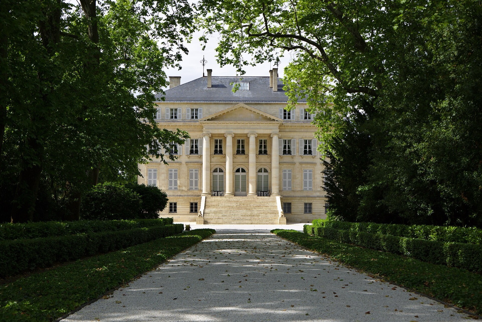 Château Margaux and its vineyards