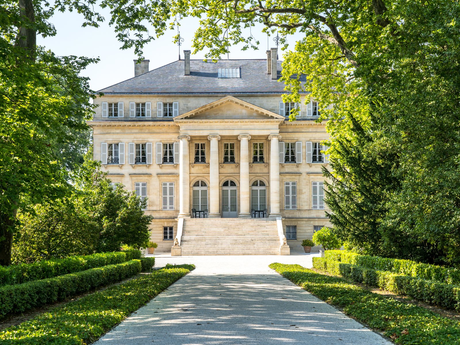 Château Margaux in Bordeaux, France