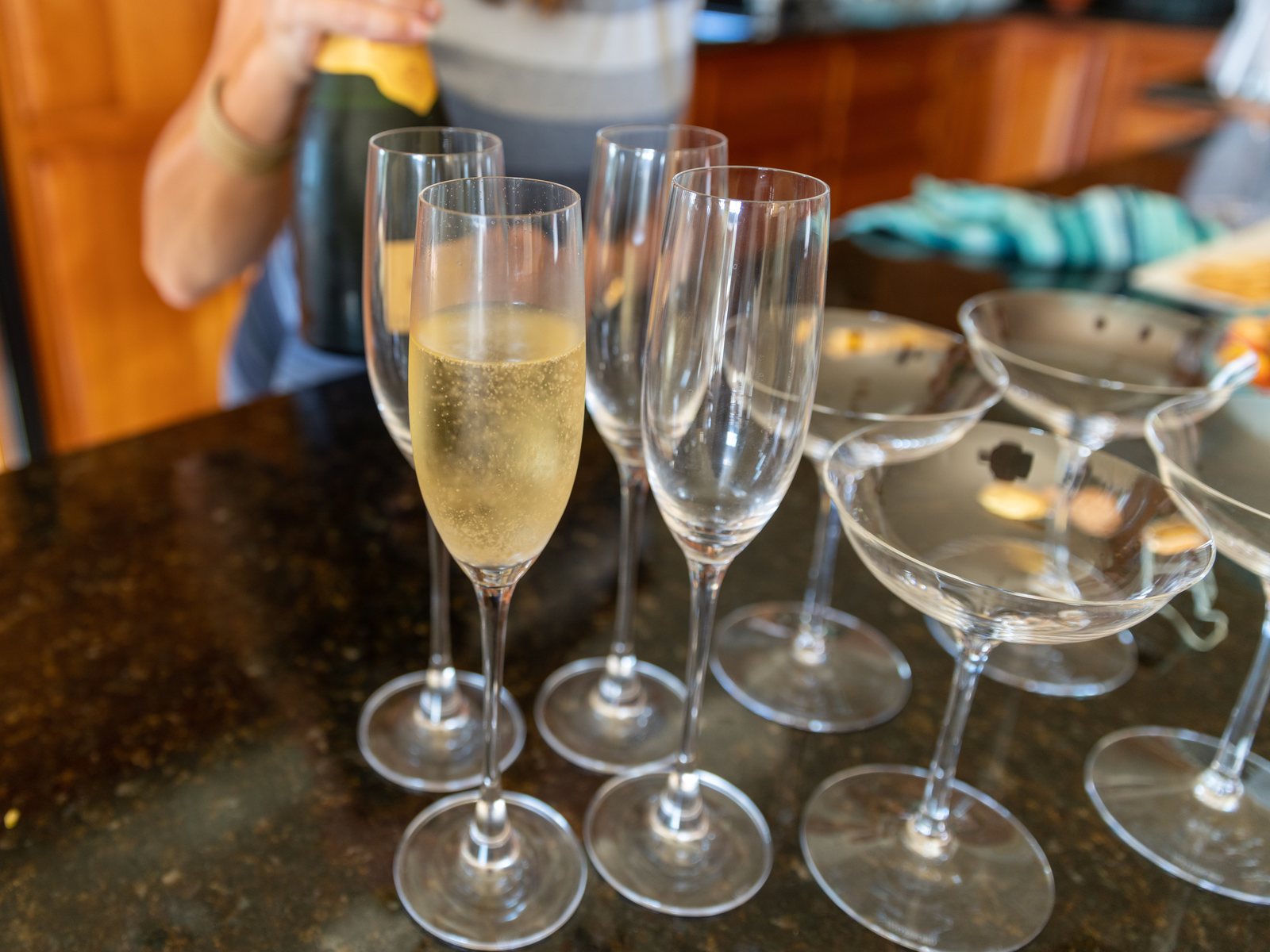 A Krug Champagne toast